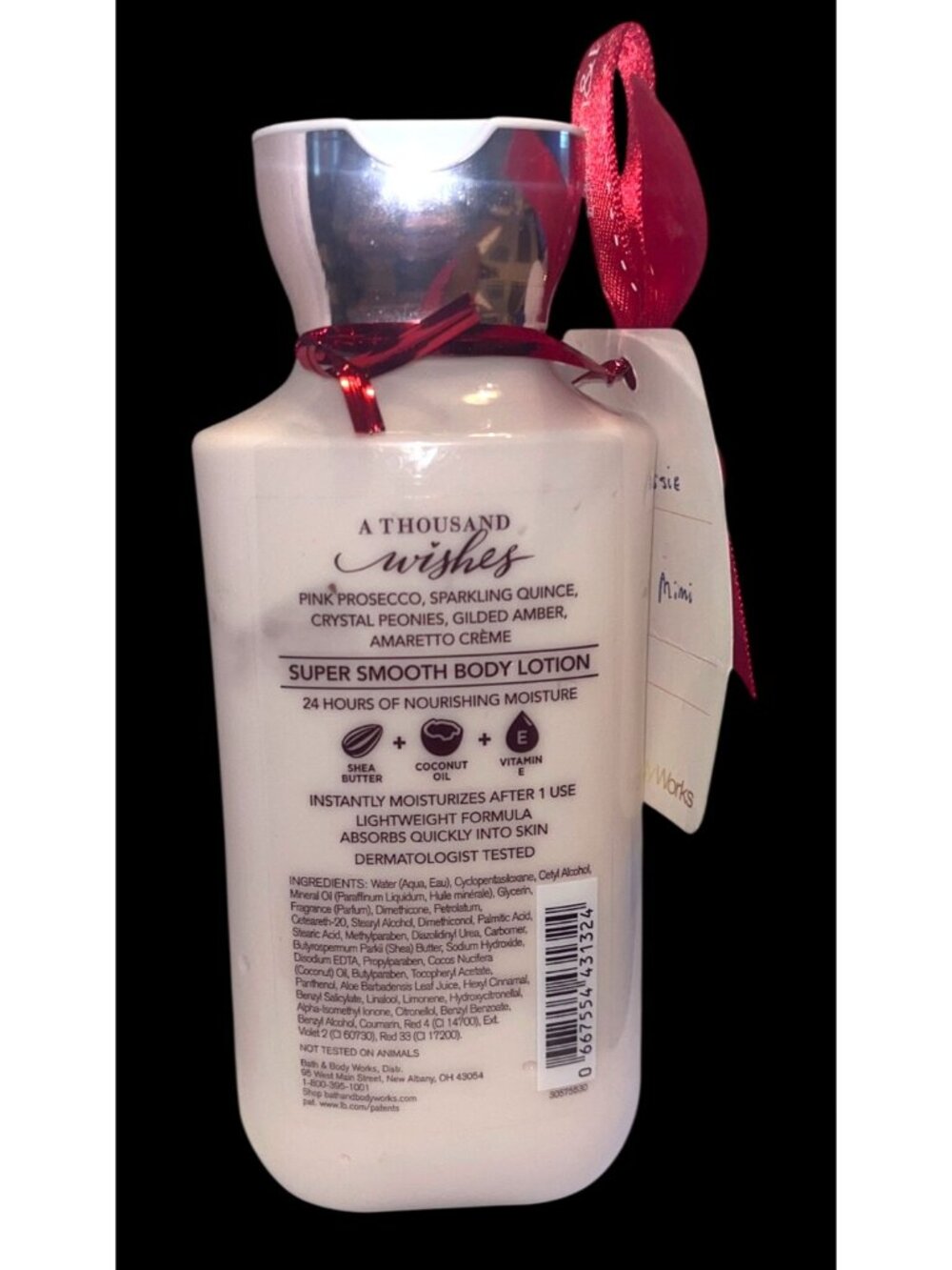 Bath & Body Works A Thousand Wishes Body Lotion 8 FL OZ Shea Butter & Vitamin E - Picture 2 of 4